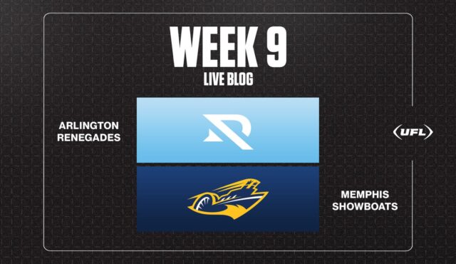 Renegades vs. Showboats live updates: Weather will delay Week 9 UFL game