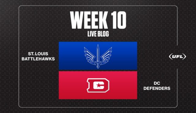 Battlehawks vs. Defenders live updates: St. Louis leading early, 7-2