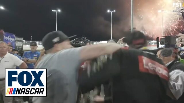NASCAR All-Star Race flashback: Ricky Stenhouse Jr., Kyle Busch brawl in 2024