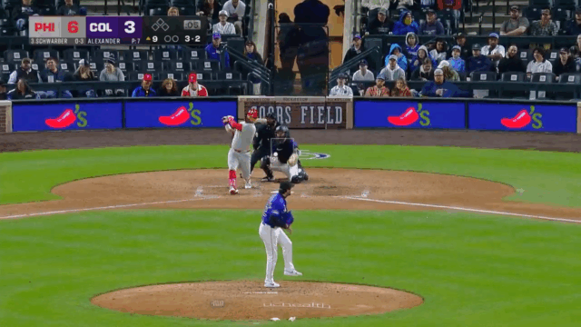 Kyle Schwarber smacks his 300th career homer in the Phillies' victory over Rockies