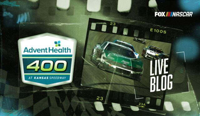AdventHealth 400 live updates: Chase Elliott is in the lead at Kansas Speedway