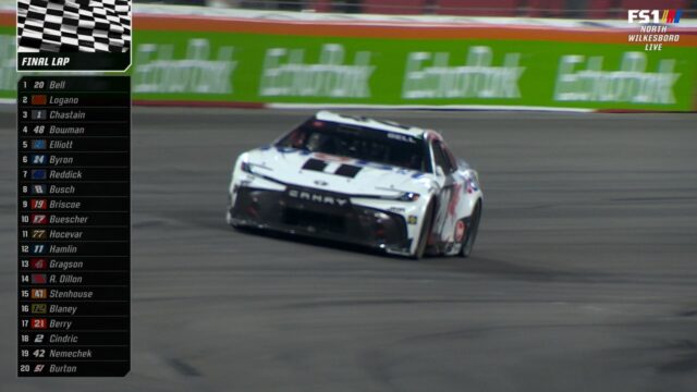 FINAL LAPS: Christopher Bell takes checkered flag at NASCAR All-Star Race | NASCAR on FOX