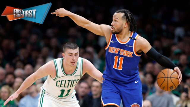 Knicks’ comeback a bigger story than the Celtics’ collapse? | First Things First