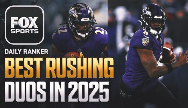 Who are the top 10 rushing duos headed into the 2025 NFL season?